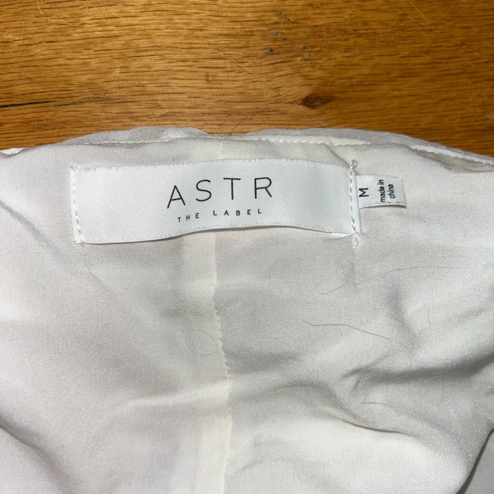Astr white ruched